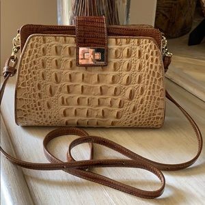 Brahmin Alena Champagne Moscato Crossbody